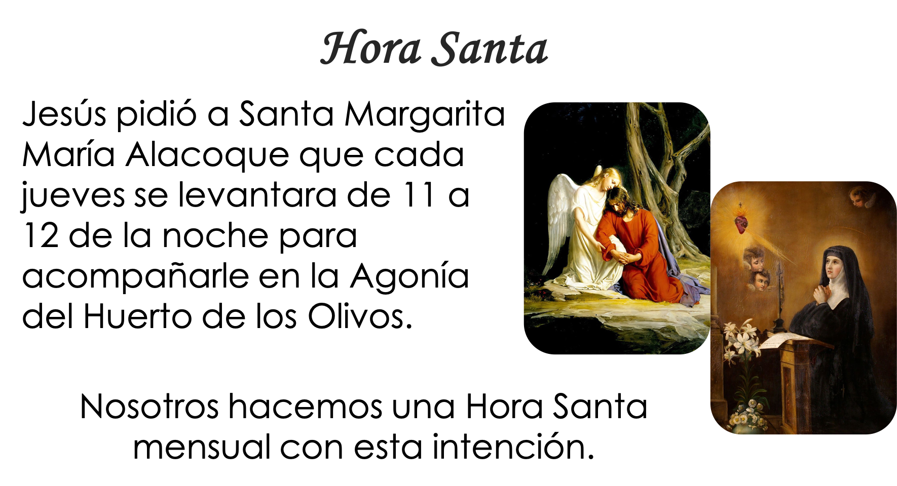 Hora Santa – La Guardia de honor del Sagrado Corazón de Jesús ...